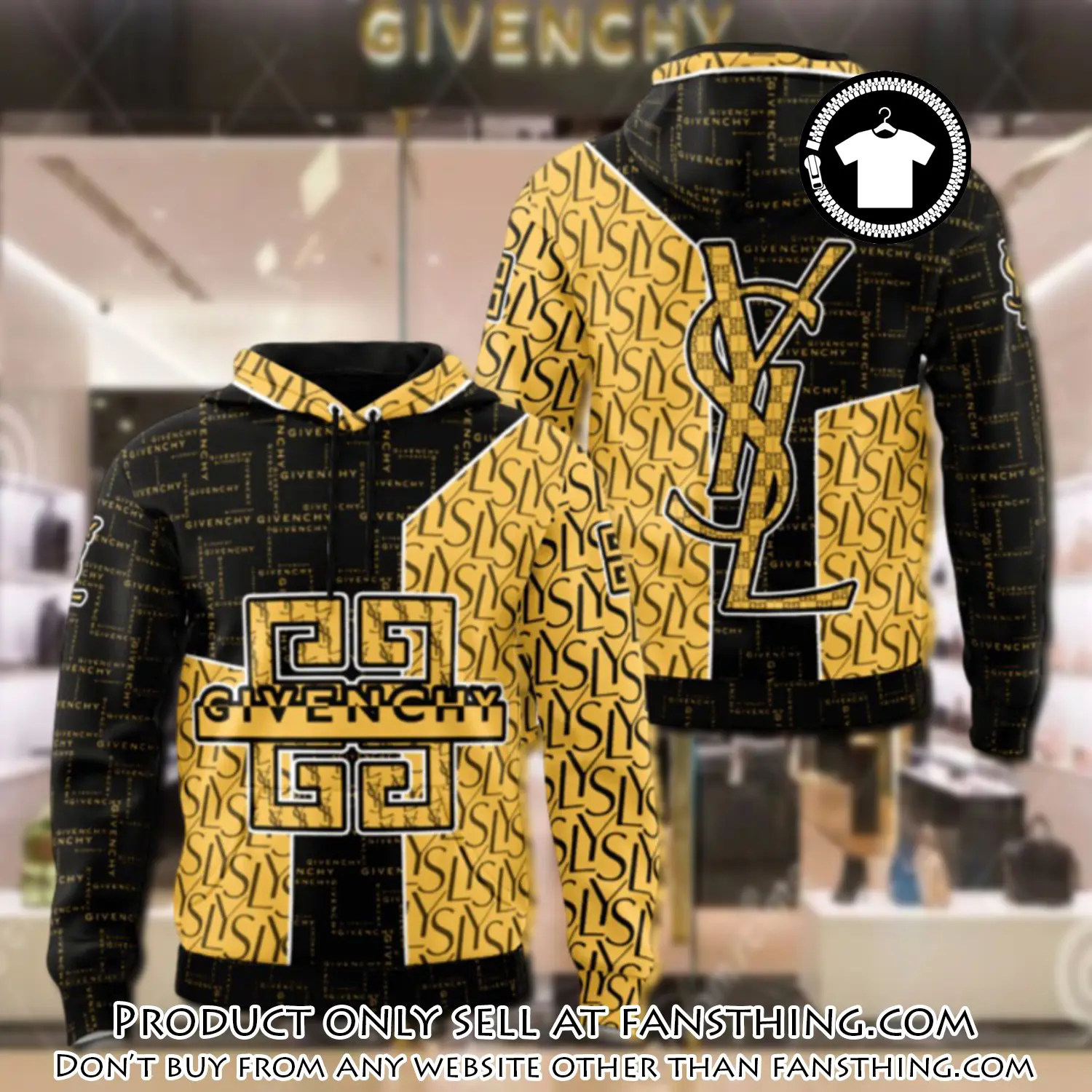 Givenchy yves saint laurent unisex hoodie luxury brand gifts  jh2291 fst5500298